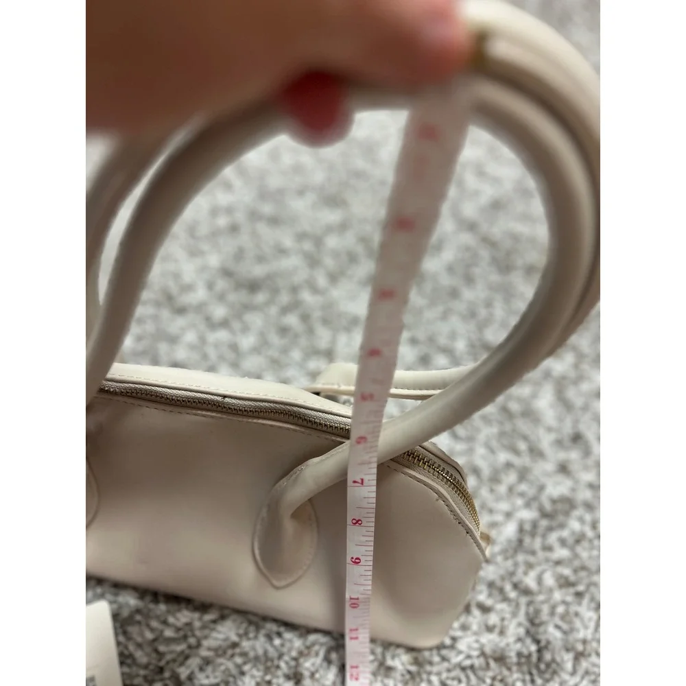 Urban Expressions Oatmilk Cream Handbag with Red Heart Charm 36956A